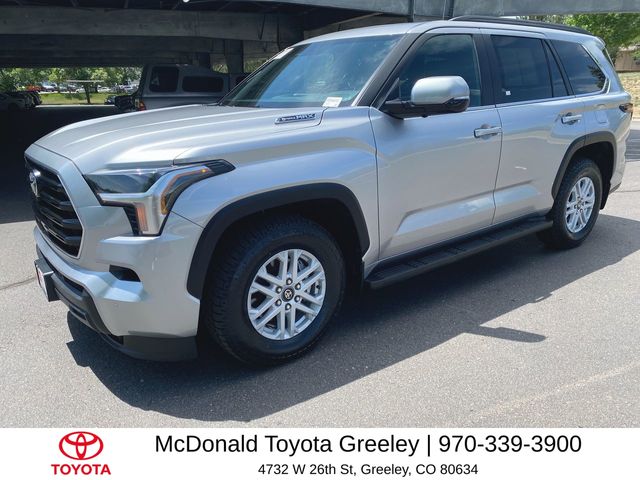 Celestial Silver Metallic 2025 Toyota Sequoia SR5 4WD SUV / Crossover Four-Wheel Drive Automatic