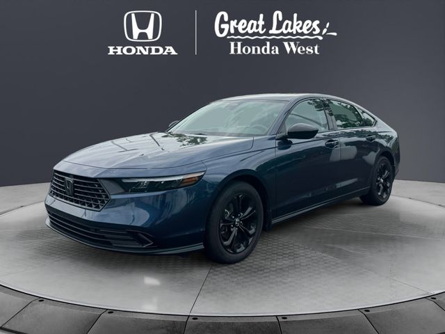 Canyon River Blue Metallic 2025 Honda Accord Sedan Front-Wheel Drive Continuously Variable Transmission