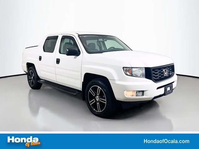 Taffeta White 2014 Honda Ridgeline Sport Pickup Truck Four-Wheel Drive 5-Speed Automatic