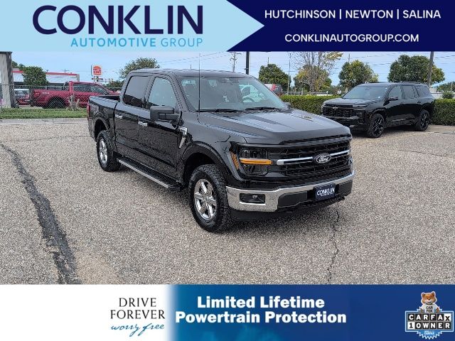Black Metallic 2025 Ford F-150 Pickup Truck Four-Wheel Drive Automatic