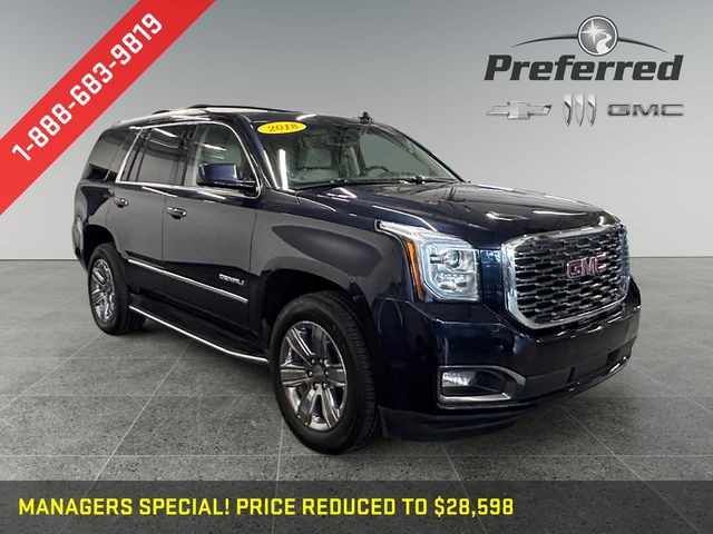 Dark Sapphire Blue Metallic 2018 GMC Yukon SUV / Crossover Four-Wheel Drive