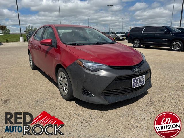 Barcelona Red Metallic 2018 Toyota Corolla Sedan Front-Wheel Drive Continuously Variable Transmission