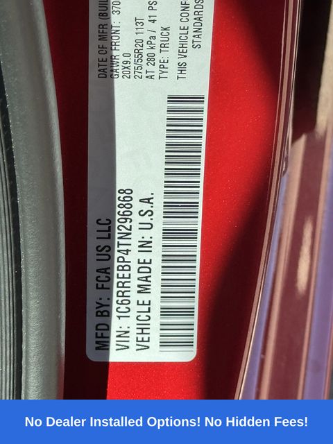 2026 Ram 1500 Big Horn/Lone Star Red at Bayway Chrysler Dodge Jeep Ram
