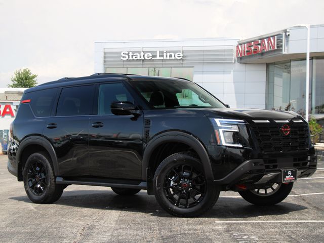 Super Black 2025 Nissan Armada PRO-4X 4WD SUV / Crossover Four-Wheel Drive 9-Speed Automatic