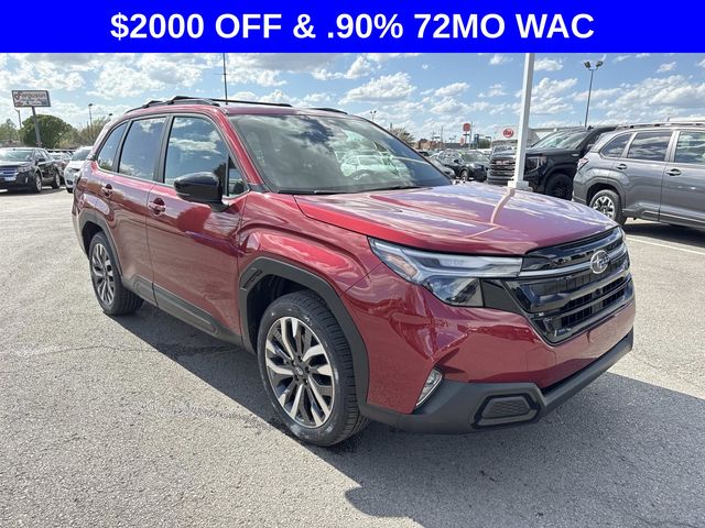 Crimson Red Pearl 2026 Subaru Forester Touring Crossover AWD SUV / Crossover All-Wheel Drive Continuously Variable Transmission