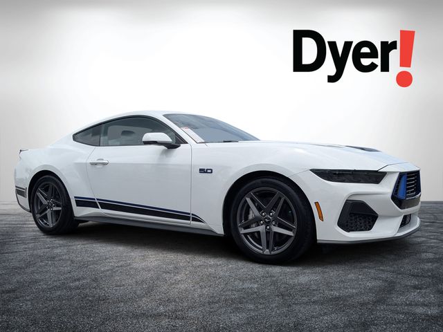 Oxford White 2025 Ford Mustang GT Premium Fastback RWD Coupe Rear-Wheel Drive Automatic