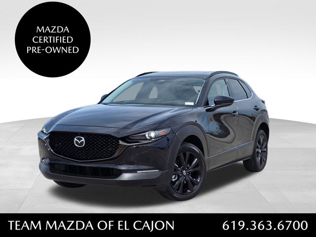 Jet Black Mica 2025 Mazda CX-30 2.5 Turbo Premium Plus AWD SUV / Crossover All-Wheel Drive 6-Speed Automatic