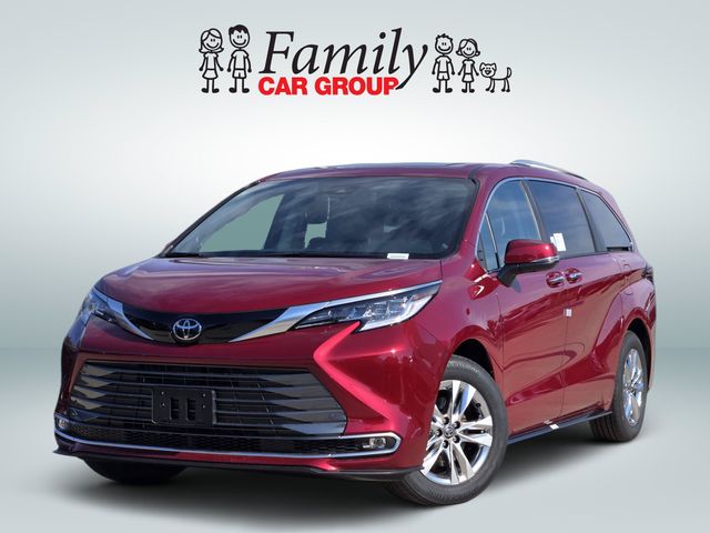 Red (Ruby) 2026 Toyota Sienna Minivan All-Wheel Drive Continuously Variable Transmission
