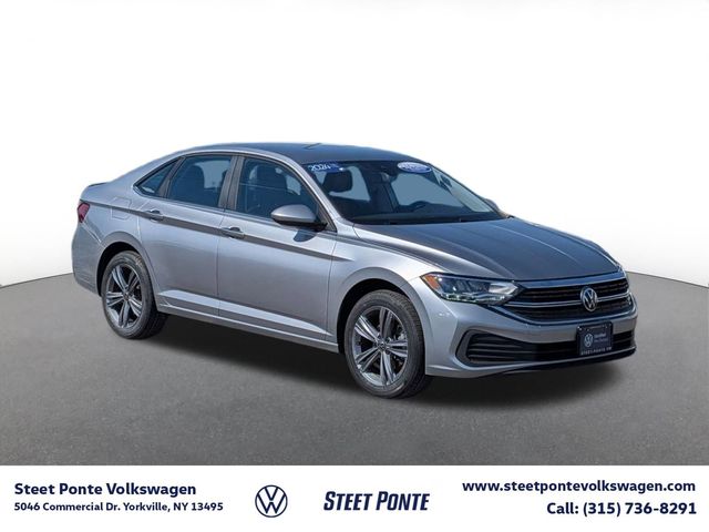 Pyrite Silver Metallic 2024 Volkswagen Jetta SE FWD Sedan Front-Wheel Drive 8-Speed Automatic
