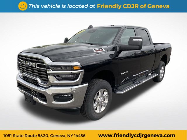 Diamond Black Crystal Pearlcoat 2025 RAM 2500 Pickup Truck Four-Wheel Drive 8-Speed Automatic