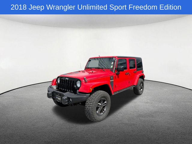 Firecracker Red Clearcoat 2018 Jeep Wrangler SUV / Crossover Four-Wheel Drive 6-Speed Manual