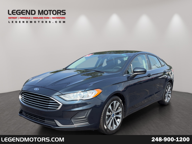 Blue Metallic 2020 Ford Fusion Sedan All-Wheel Drive 6-Speed Automatic