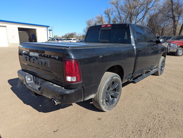 2018 Brilliant Black Crystal Pearlcoat Ram 1500 Sport 4X4 Truck