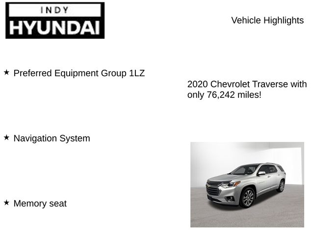 Used 2020 Chevrolet Traverse For Sale in Indianapolis, IN