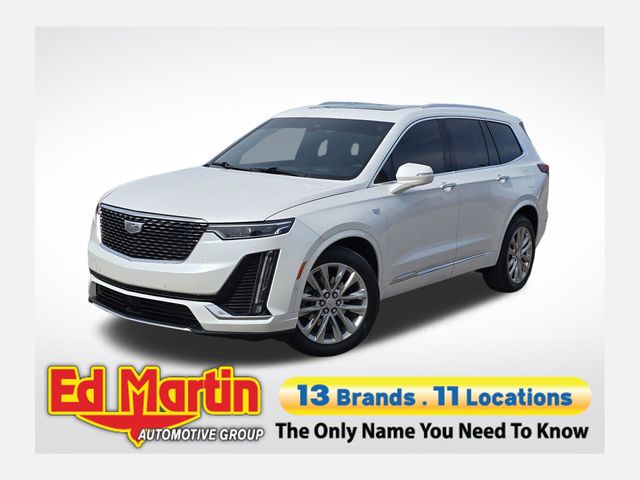 Crystal White Tricoat 2024 Cadillac XT6 Premium Luxury AWD SUV / Crossover Four-Wheel Drive 9-Speed Automatic
