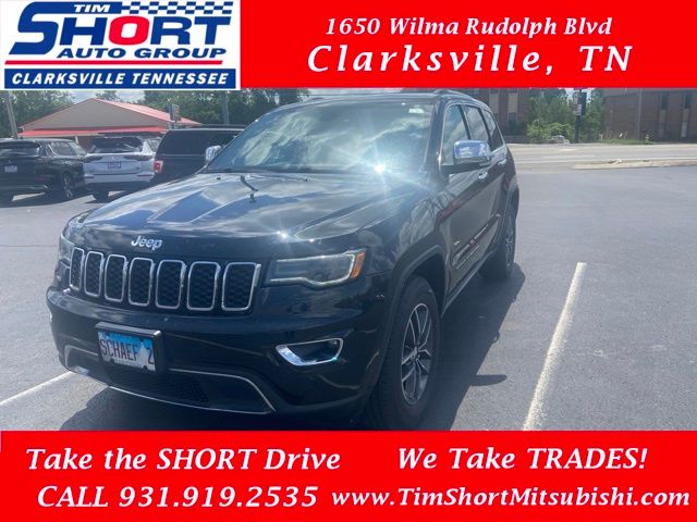 Diamond Black Crystal Pearlcoat 2017 Jeep Grand Cherokee Limited 4WD SUV / Crossover Four-Wheel Drive 8-Speed Automatic