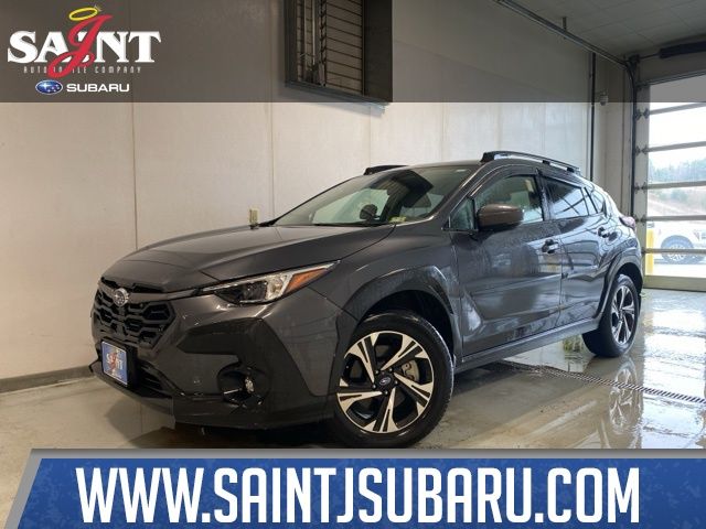 Magnetite Gray Metallic 2024 Subaru Crosstrek Premium AWD SUV / Crossover All-Wheel Drive Continuously Variable Transmission