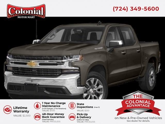 Oxford Brown Metallic 2021 Chevrolet Silverado 1500 LT Crew Cab 4WD Pickup Truck Four-Wheel Drive Automatic