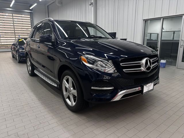 Lunar Blue Metallic 2017 Mercedes-Benz GLE SUV / Crossover All-Wheel Drive 7-Speed Automatic