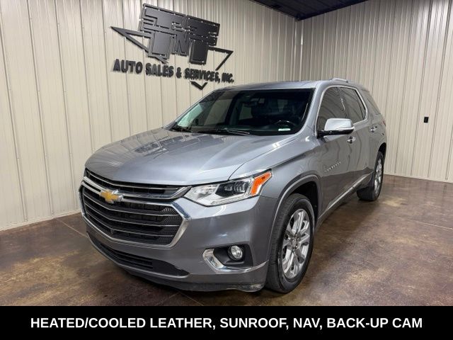 Gray (Satin Steel Metallic) 2020 Chevrolet Traverse SUV / Crossover Four-Wheel Drive 9-Speed Automatic
