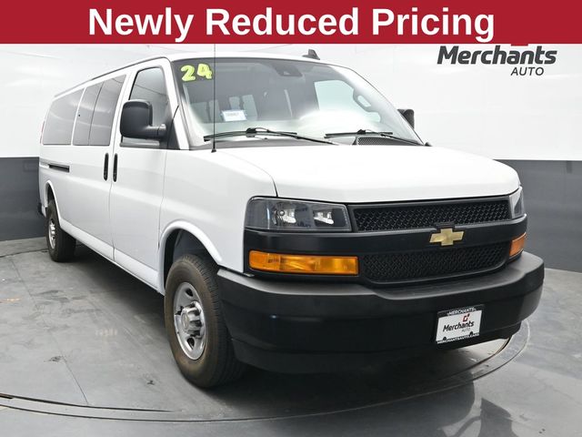 Summit White 2024 Chevrolet Express Van Rear-Wheel Drive 8-Speed Automatic Overdrive