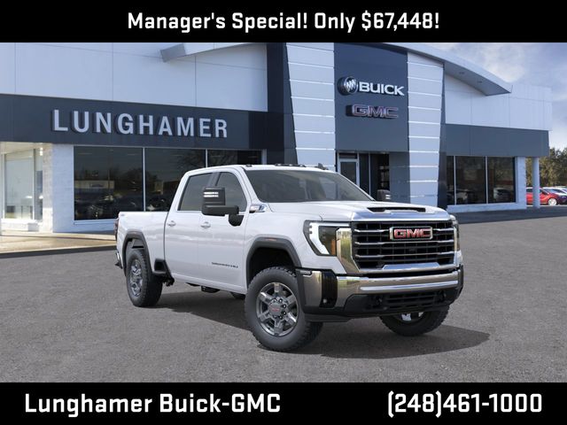 Summit White 2026 GMC Sierra 2500HD Pickup Truck Four-Wheel Drive Automatic