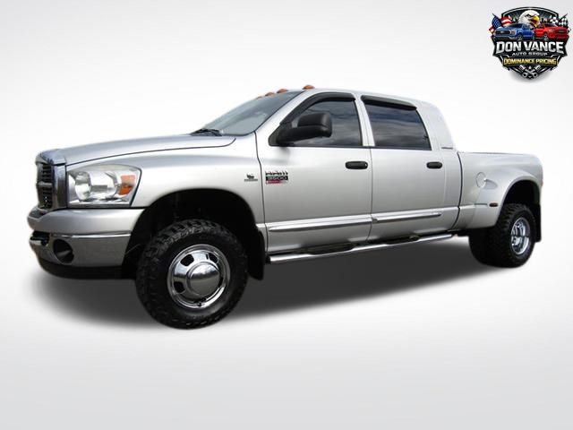 Bright Silver Metallic 2007 Dodge RAM 3500 Pickup Truck Four-Wheel Drive 6-Speed Manual