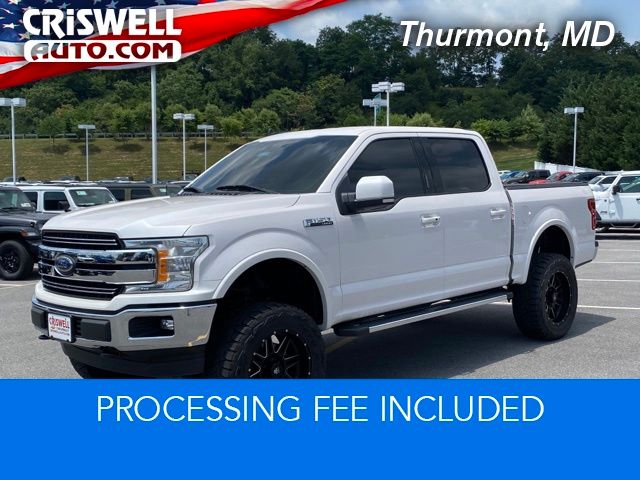 White Platinum Clearcoat Metallic 2019 Ford F-150 Pickup Truck Four-Wheel Drive Automatic