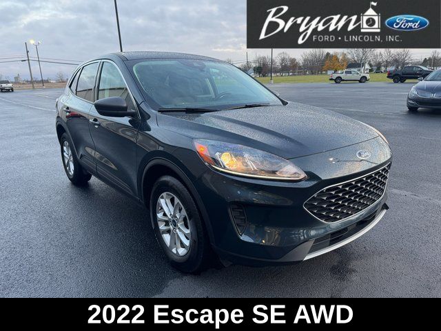 Stone Blue Metallic 2022 Ford Escape SUV / Crossover All-Wheel Drive 8-Speed Automatic