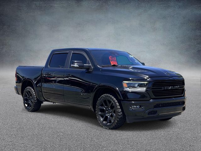 Diamond Black 2021 RAM 1500 Laramie Crew Cab 4WD Pickup Truck Four-Wheel Drive 8-Speed Automatic