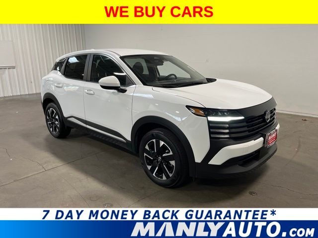White (Fresh Powder) 2025 Nissan Kicks SUV / Crossover All-Wheel Drive Continuously Variable Transmission