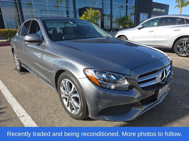 Selenite Gray Metallic 2017 Mercedes-Benz C-Class Sedan Rear-Wheel Drive 7-Speed Automatic