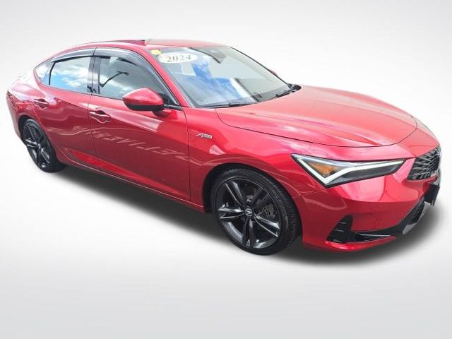 Red 2024 Acura Integra FWD with A-SPEC Package Sedan Front-Wheel Drive Continuously Variable Transmission