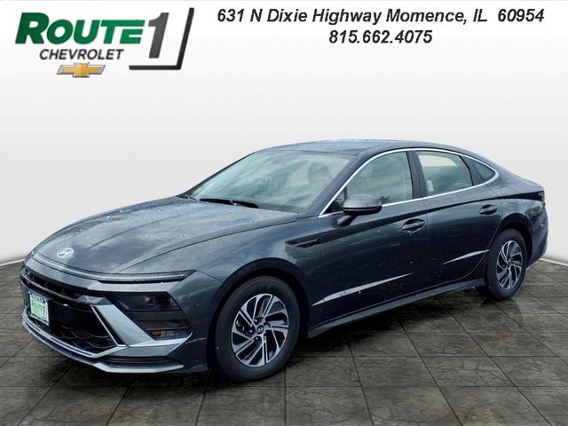 Portofino Gray 2026 Hyundai Sonata Hybrid Blue FWD Sedan Front-Wheel Drive 6-Speed Automatic