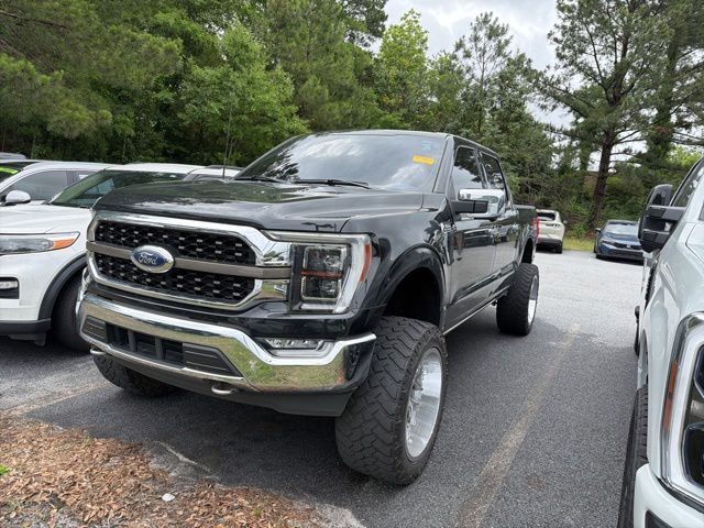 Black Metallic 2021 Ford F-150 King Ranch SuperCrew 4WD Pickup Truck Four-Wheel Drive Automatic