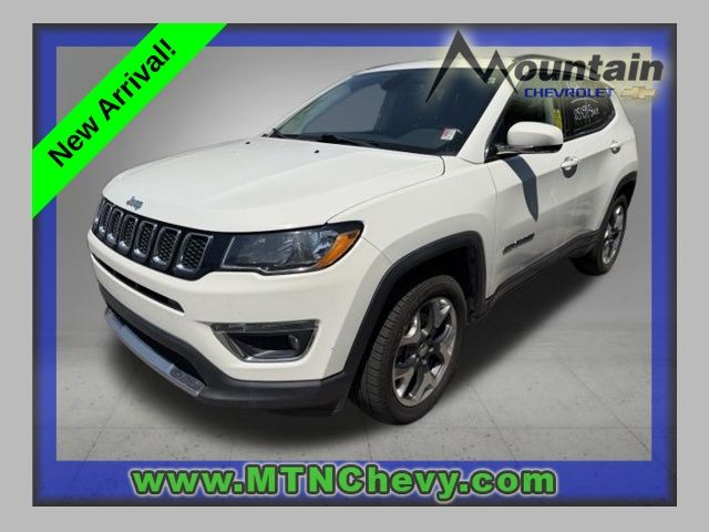 White Clearcoat 2020 Jeep Compass SUV / Crossover Four-Wheel Drive 9-Speed Automatic