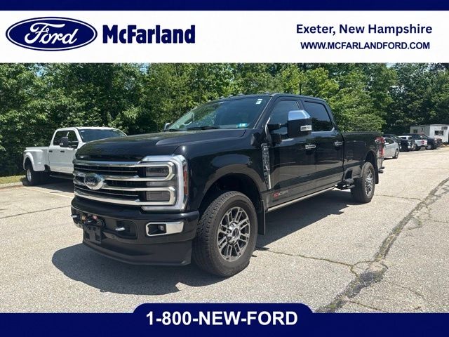 Black Metallic 2024 Ford F-350 Super Duty Limited Crew Cab 4WD Pickup Truck Four-Wheel Drive Automatic