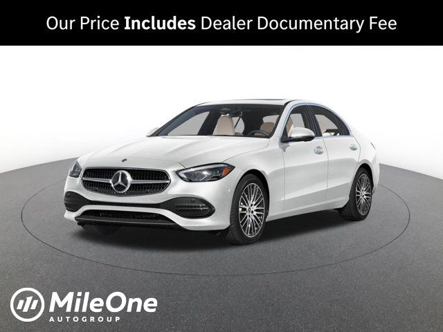 Polar White 2026 Mercedes-Benz C-Class Sedan All-Wheel Drive 9-Speed Automatic