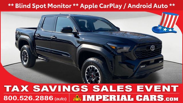 Black 2025 Toyota Tacoma Pickup Truck Four-Wheel Drive 8-Speed Automatic