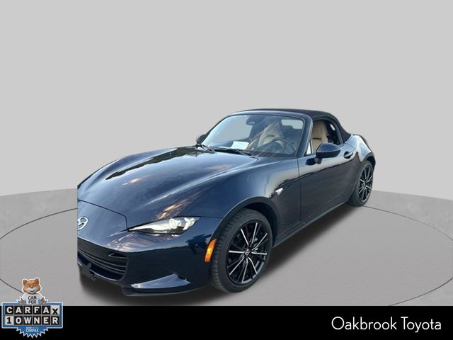 Deep Crystal Blue Mica 2025 Mazda MX-5 Miata Convertible Rear-Wheel Drive 6-Speed Manual