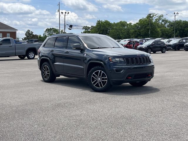 Gray 2017 Jeep Grand Cherokee SUV / Crossover Four-Wheel Drive 8-Speed Automatic