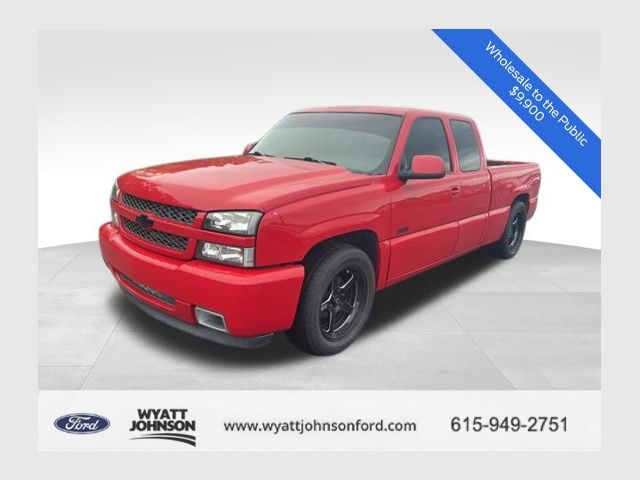 Wildfire Red 2003 Chevrolet Silverado SS Extended Cab AWD Pickup Truck All-Wheel Drive 4-Speed Automatic Overdrive