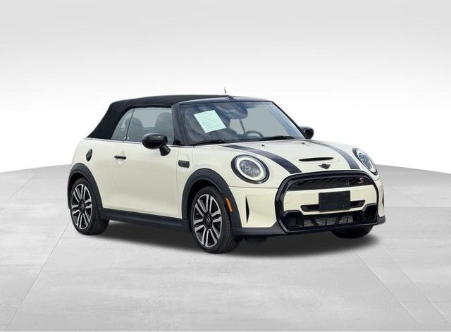 Pepper White 2023 MINI Cooper S Convertible FWD Convertible Front-Wheel Drive 7-Speed Automatic