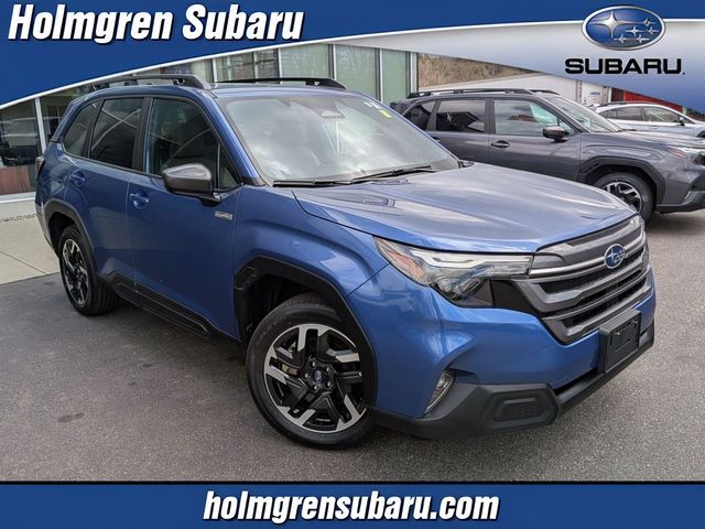 Daybreak Blue Pearl 2025 Subaru Forester Hybrid Premium AWD SUV / Crossover All-Wheel Drive Continuously Variable Transmission