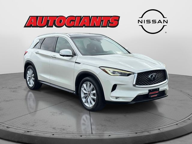 Majestic White 2019 INFINITI QX50 SUV / Crossover Front-Wheel Drive Continuously Variable Transmission