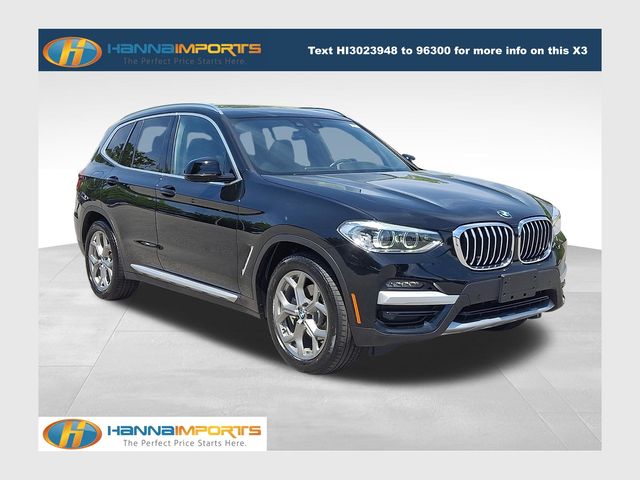 Jet Black 2021 BMW X3 xDrive30i AWD SUV / Crossover All-Wheel Drive 8-Speed Automatic