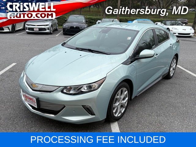 Green Mist Metallic 2018 Chevrolet Volt Premier FWD Hatchback Front-Wheel Drive 1-Speed Automatic