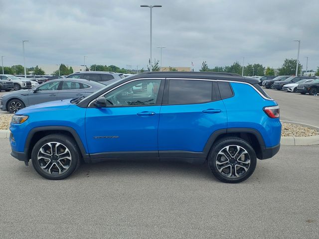 Used 2022 Laser Blue Jeep Limited image 8