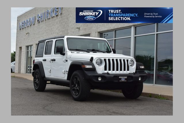 Bright White Clearcoat 2020 Jeep Wrangler SUV / Crossover Four-Wheel Drive 8-Speed Automatic