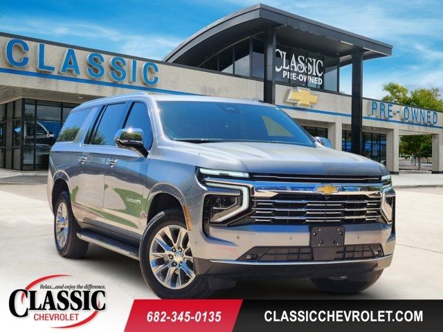 Sterling Gray Metallic 2025 Chevrolet Suburban Premier 4WD SUV / Crossover Four-Wheel Drive